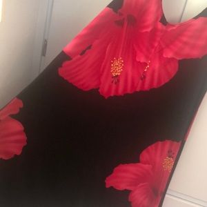 Sleeveless Hibiscus Dress.
